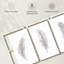 «Simple Feathers», reproduction sur toile-1922500084