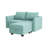 Upholstered L-Shaped Sectional Reversible-1181794908