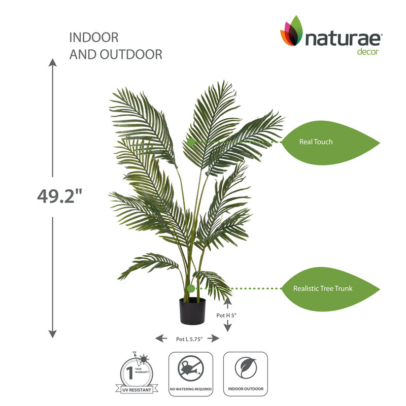 Artificial Areca Palm 49-in