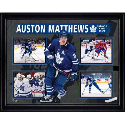 Auston Matthews, collage de 4 photos encadrées