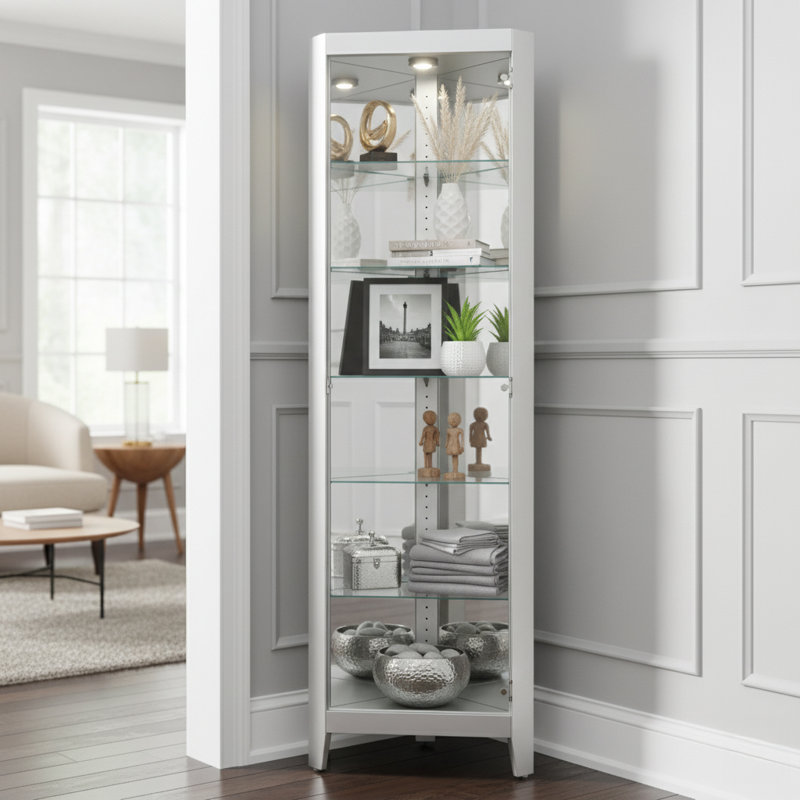 Tamsin Dining Cabinet, Silver