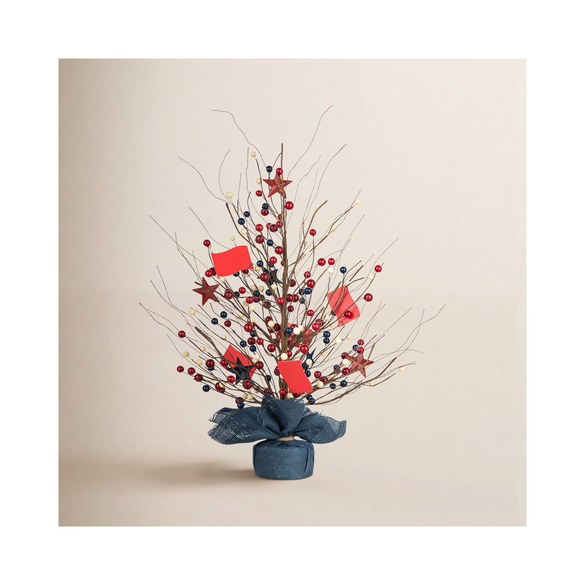 Patriotic/American Berry Table Tree