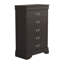 Ginevieve Cappuccino 3-Piece Twin Bedroom Set with Chest