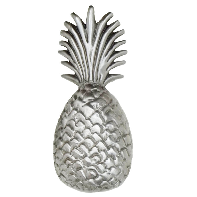 3 1/2" Pineapple Medium Knob, Brushed Nickel