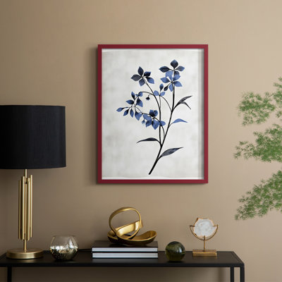 NAUTICAL Series XXV III, reproduction d'art encadrée - bois massif