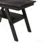 Ensemble de table de salle à manger 6 pièces à hauteur de comptoir en bois avec tablette de rangement, ensemble de table de cuisine avec banc et 4 chaises, style rustique, espresso + coussin beige-129387704-129387703-129387699