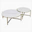 Ensemble de tables gigognes en marbre Zaidee