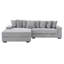 Canapé en flanelle 111,4 po beige-1477127814