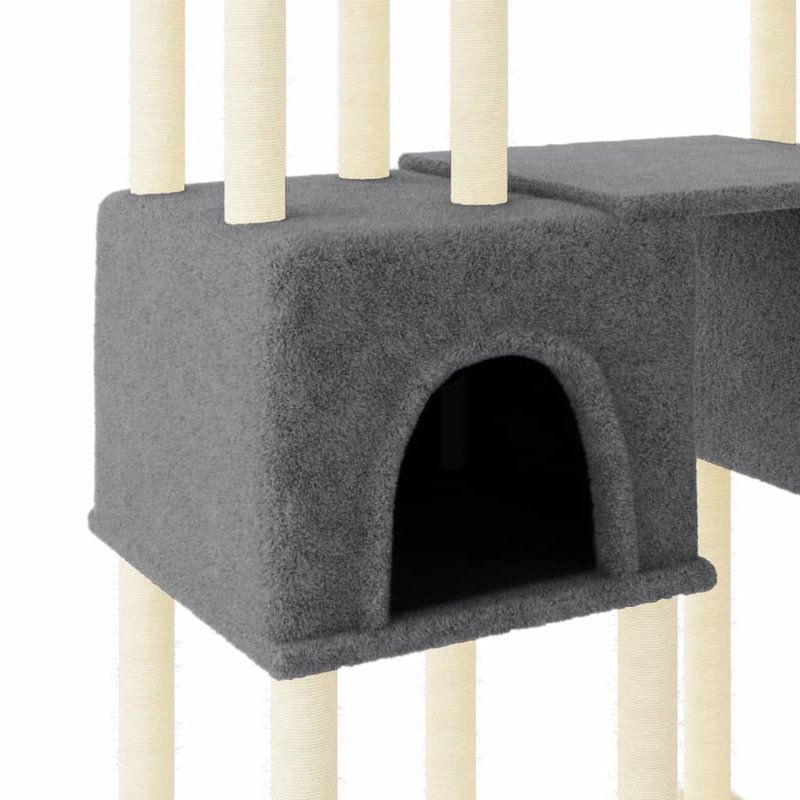 Waynesville 199cm H Cat Tree, Dark Grey