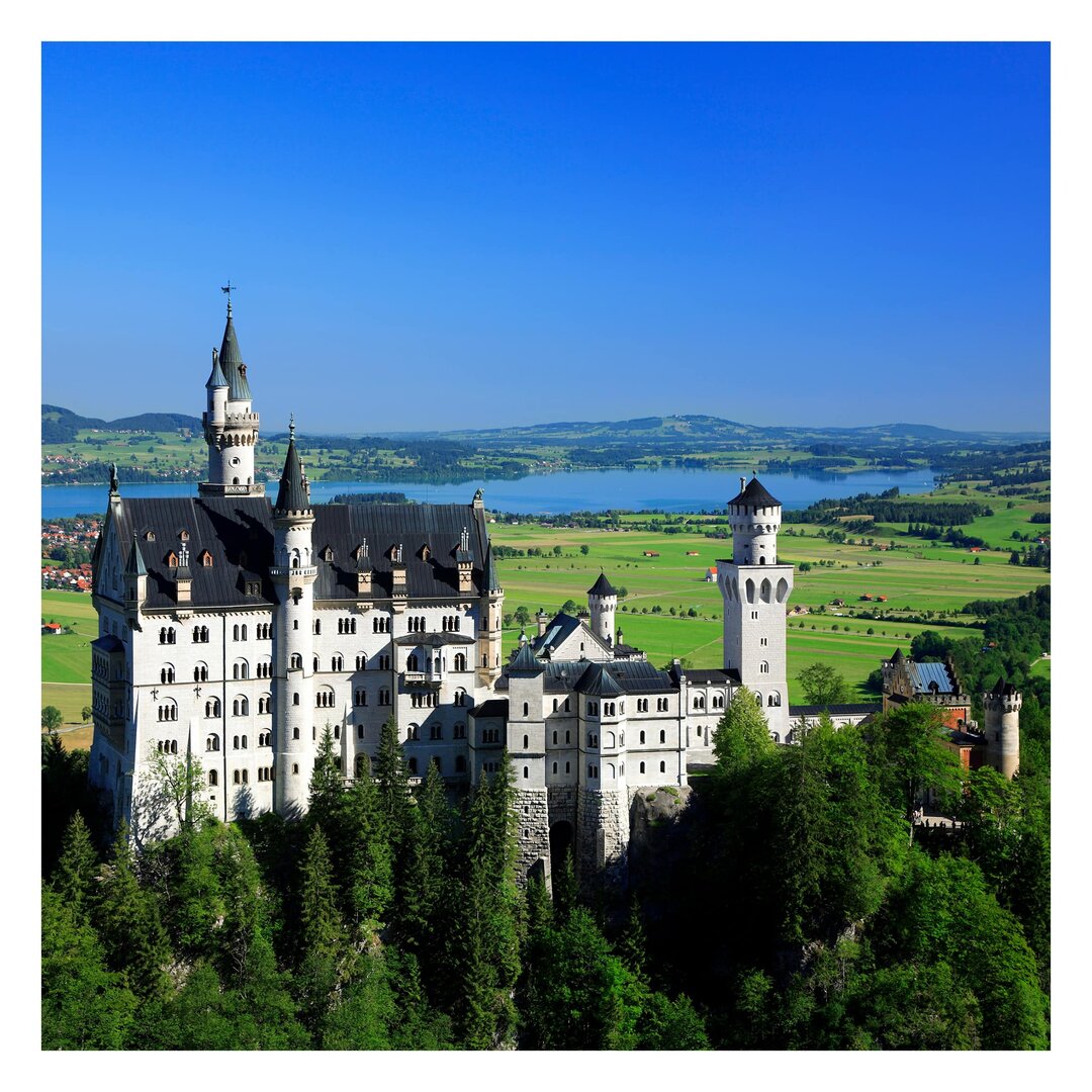 Strukturierte Tapete Neuschwanstein Castle 2,4 m x 240 cm