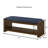 Accent Bench With Lower Shelf Shoe Rack, Padded Seating Bench-536424863-531177045
