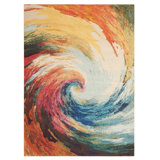 Velva Abstract Multicolor Area Rug