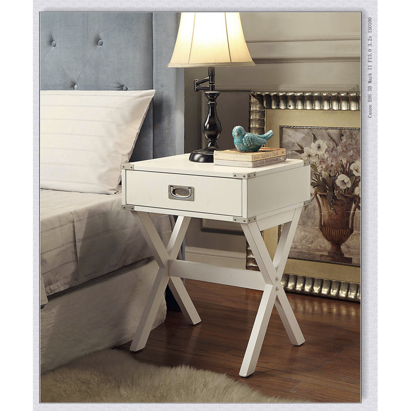 Table d'appoint Babs, Blanc