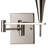 Swingarms 16'' High 1-Light Sconce - Polished Chrome