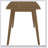 Daglosten Off-white and Chestnut 5-piece Dining Set