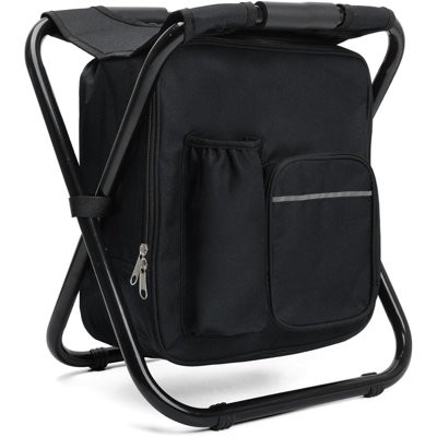 2 in 1 Lightweight Portable Folding Cooler Backpack Chair for Adults Camp Hiking by Ebern Designs