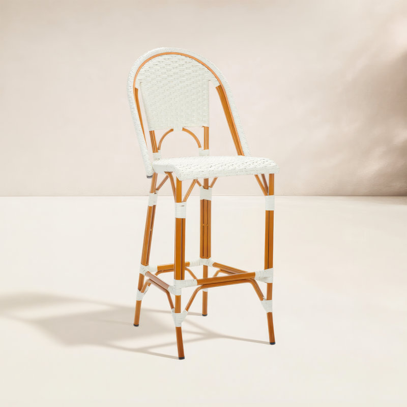 Tabouret de bar Kerta California, Blanc