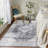 Oriental Machine Washable Rug with Rubber Backing for Living Room Vintage Non-Slip Dining Room Rug Easy-Cleaning Floor Carpet for Bedroom-595098193