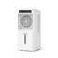 Refroidisseur d'air portatif par évaporation avec télécommande, ventilateur à 3 vitesses, modes à double brume, réservoir d'eau de 1 600 ml, minuterie, veilleuse à DEL et débit d'air réglable