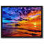 « vibrante », reproduction de photo sur toile noir coucher de soleil-23148421-23148424