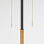 Lampe sur pied moderne 68 "à 2 lumières avec base en marbre