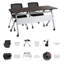Table de formation et 2 chaises pliantes avec accoudoirs Bush Business Furniture Envision-105356728-105356727