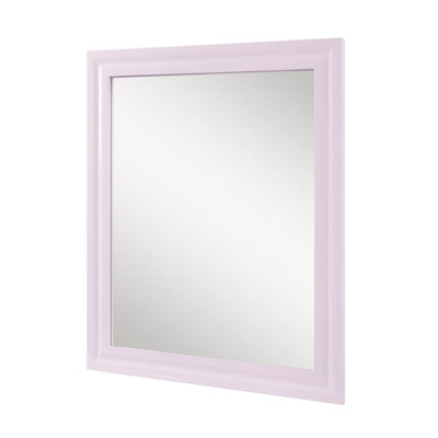 Gaines Mirror In Pink High Gloss