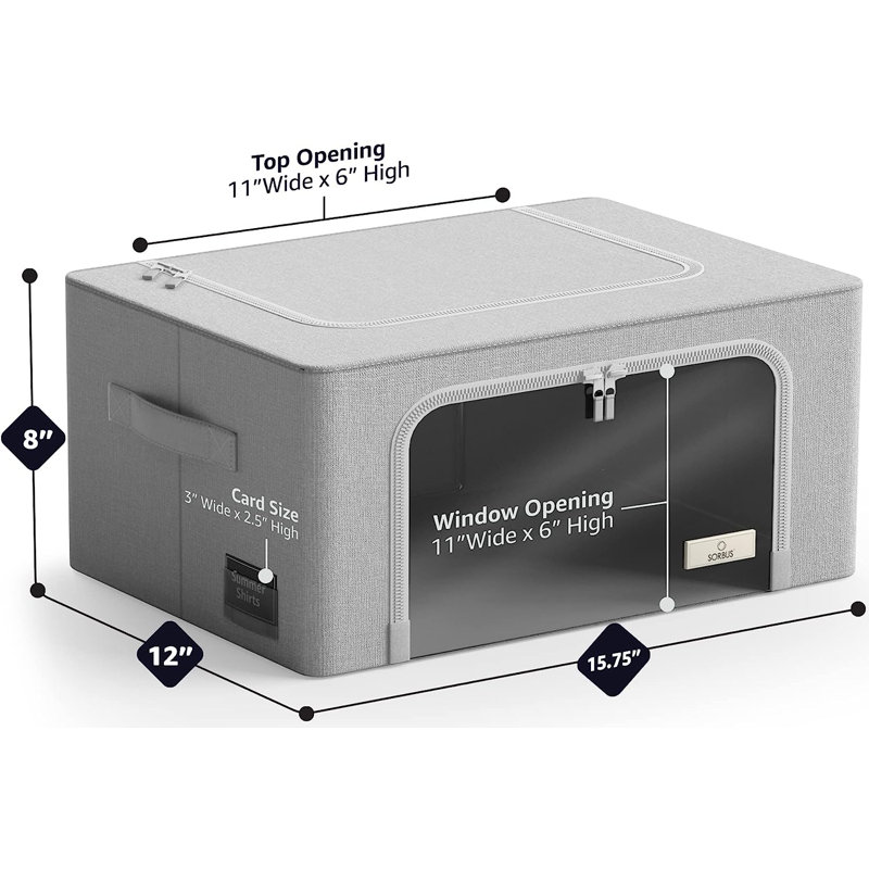 Sorbus Box, Grey