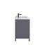 Ensemble de meuble-lavabo simple 48 po avec plateau en quartz blanc Rooh-101808785-101808786