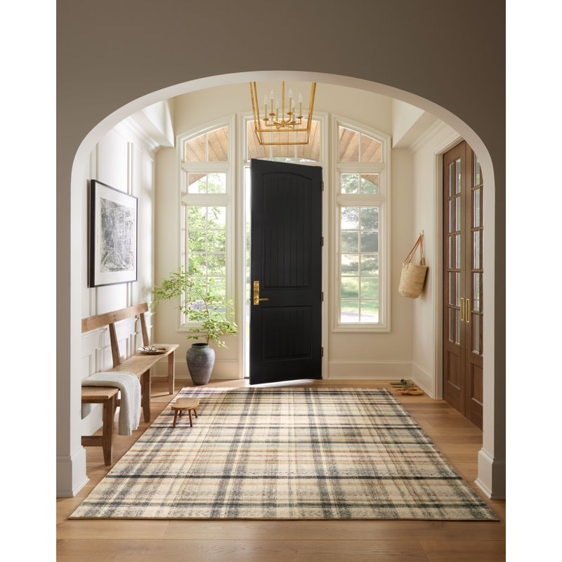Humphrey Plaid Indoor Rug, Rectangle 8'3" x 11'3"