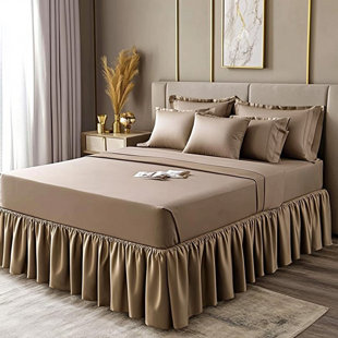 Solid Pleated Bedskirt, Soft & Cozy