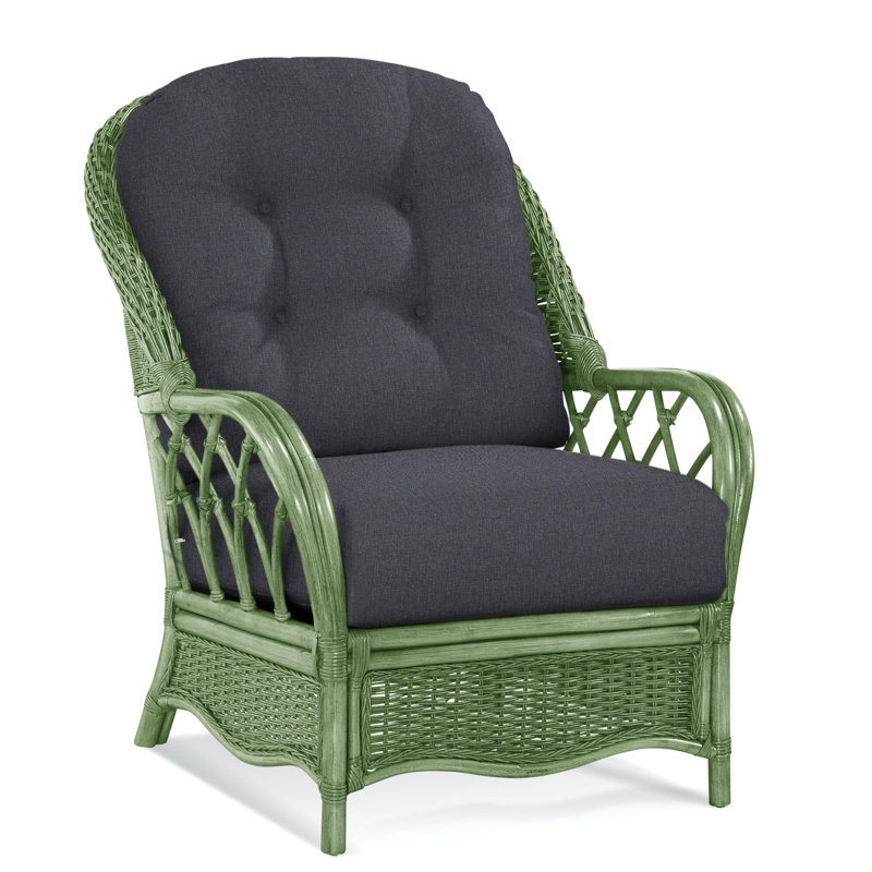 Chaise avec accoudoirs en rotin Everglade, Céleri, Spa Kensington; 0611-56