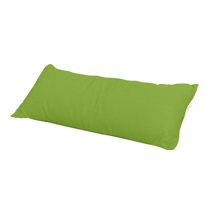 Outdoor Reversible Throw Pillow, Green
