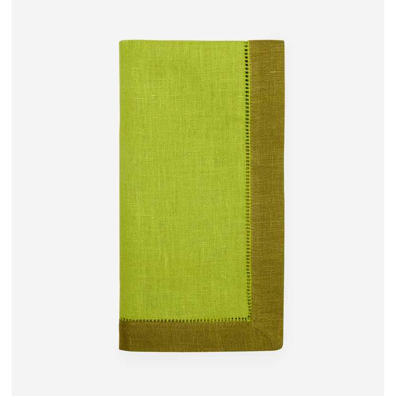 Roma Linen Napkins, Apple/Avocado