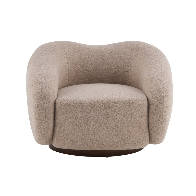 Fauteuil club Rowan, Marron clair