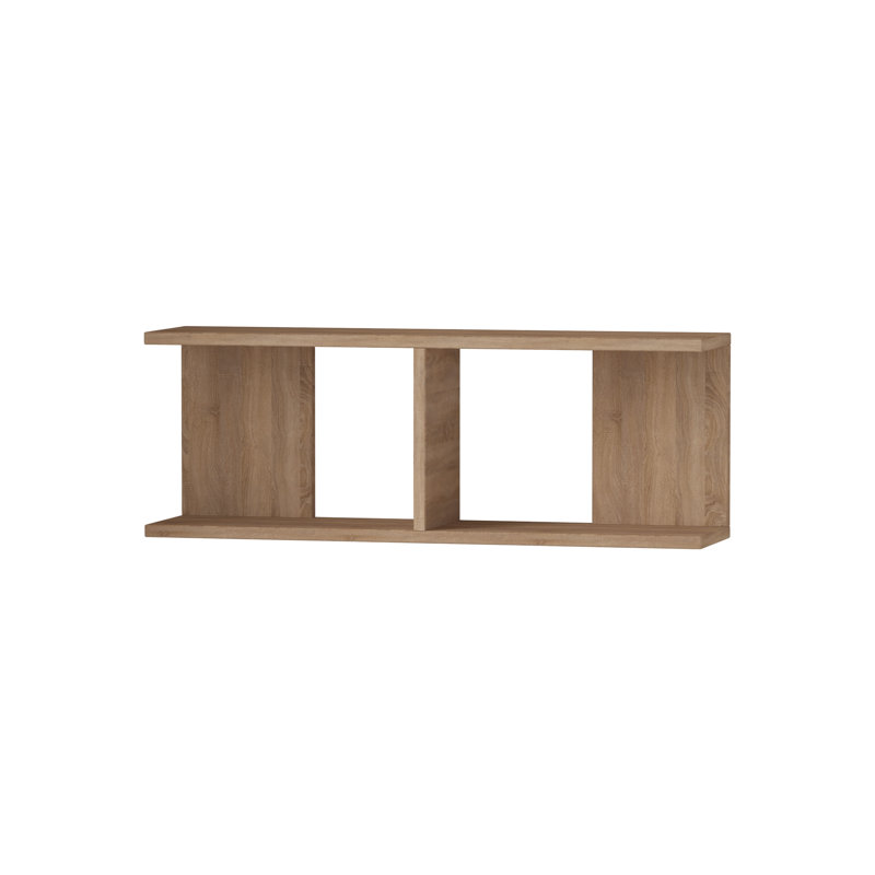 2 Piece Floating Shelf, Oak