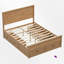 Lit plateforme en bois avec 6 tiroirs-114238014
