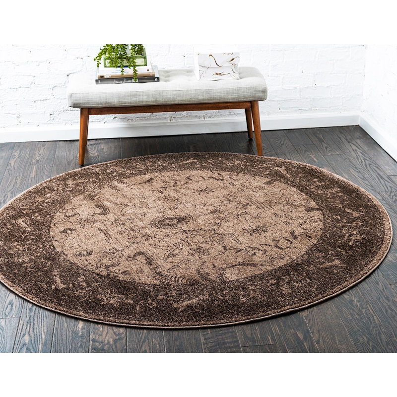 Soledad Oriental Indoor Rug, Round 8'
