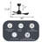 28" Ultra-Quiet Modern Ceiling Fan with 3-Color LED Lighting, Energy-Saving DC Motor & Remote, 3 ABS Blades-1852549627