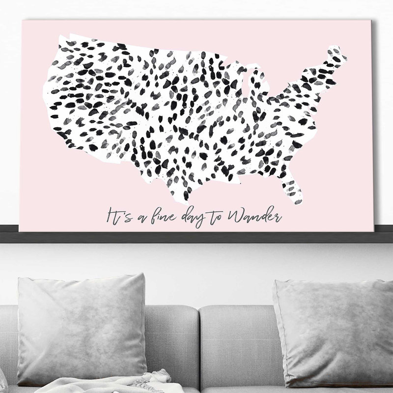 «It's a Fine Day to Wander» par Susan Bryant - impression, Toile tendue, H 28 po x l 48 po x P 1,5 po