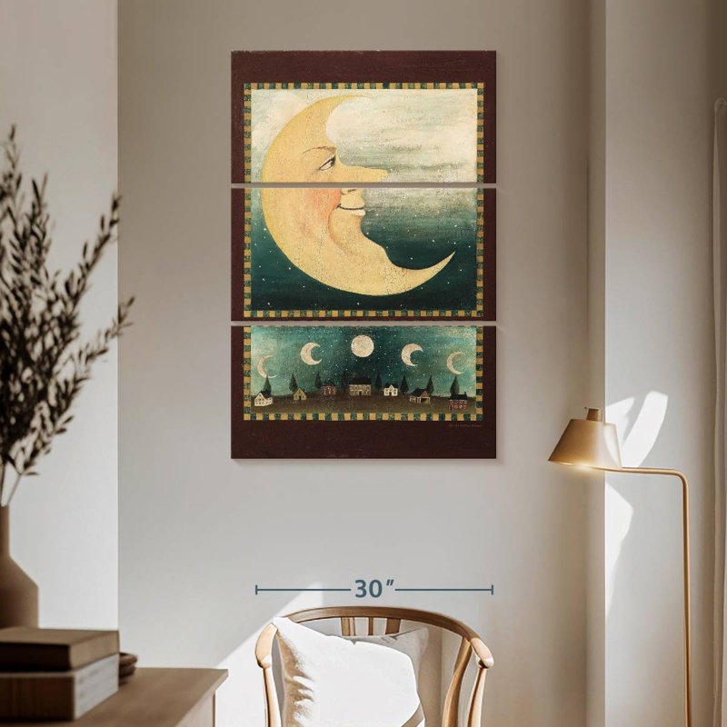 Oberle Moon Cycles, 65" H x 42" W