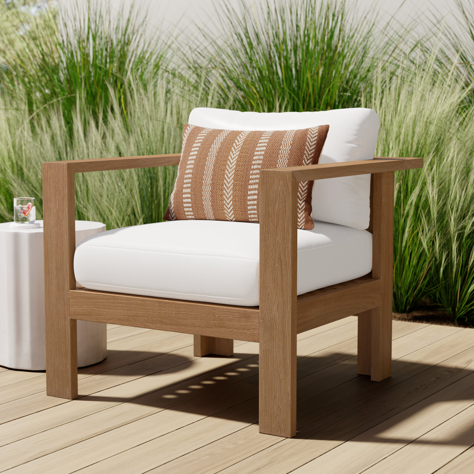 Sonoma Sunbrella® Patio Lounge Chair, Canvas Natural Sunbrella® Canvas