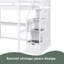 Lit mezzanine double avec bureau et tablettes-985079076