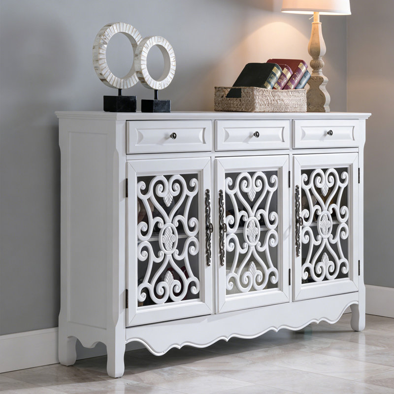Banc de rangement blanc en bois manufacturé