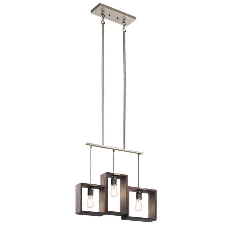 Lustre linéaire à cadre industriel 51A28DB83D604D07AF41B4632621E6F1 de Kichler