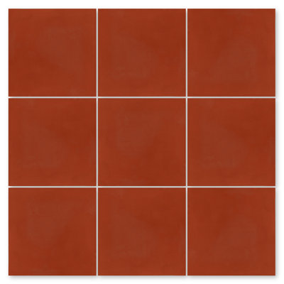 Carreau de ciment uni pour mur et plancher 8 po x 8 po