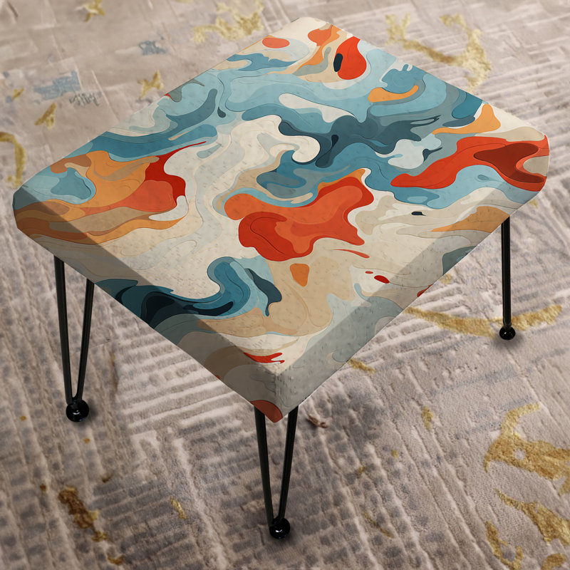 Repose-pieds bleu et rose Nomad Camo Elegance - Camouflage