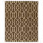 Flatweave Wool Area Rug in Espresso-1495143949