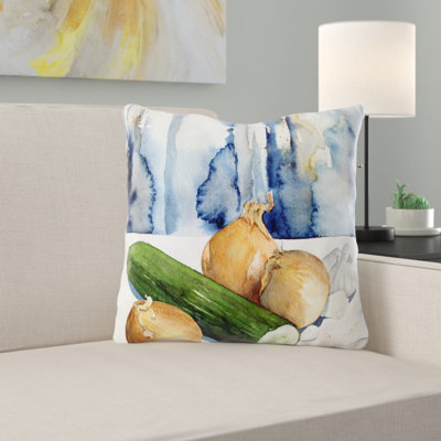Housse et insert de coussin carré Prinsburg Watercolor