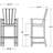 POLYWOOD Quattro Adirondack Bar Chair-16758236